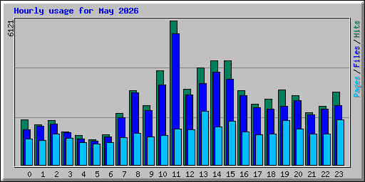 Hourly usage for May 2026